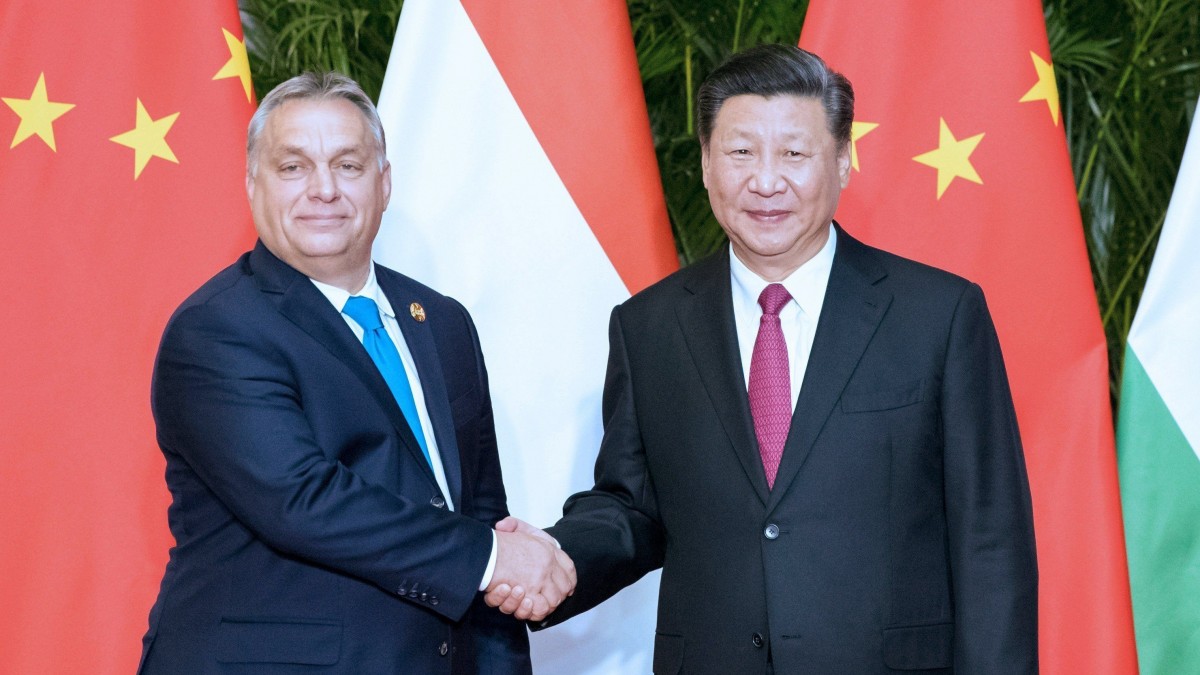 Orbán Viktor és Hszi Csin Ping kínai elnök