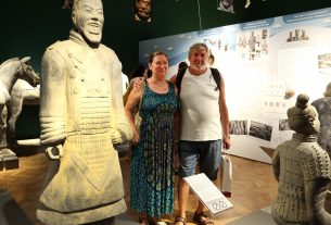 Szeged, Móra Ferenc Múzeum, ókori Kína-kiállítás, 25 ezredik látogató, Fogas Ottó, kiállítás, kultura, múzeum, turizmus, látnivaló