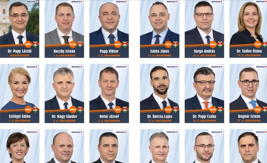 Debreceni fideszes jelöltek